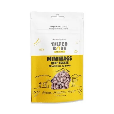 1cs 10/3.53oz Tilted Barn Miniwags Beef - Dog/Cat Supplements